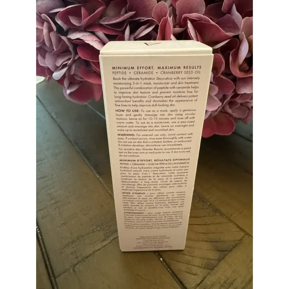 WANDER Beauty Staycation Hydrating Mask 60ml/2.02oz NEW SEALED